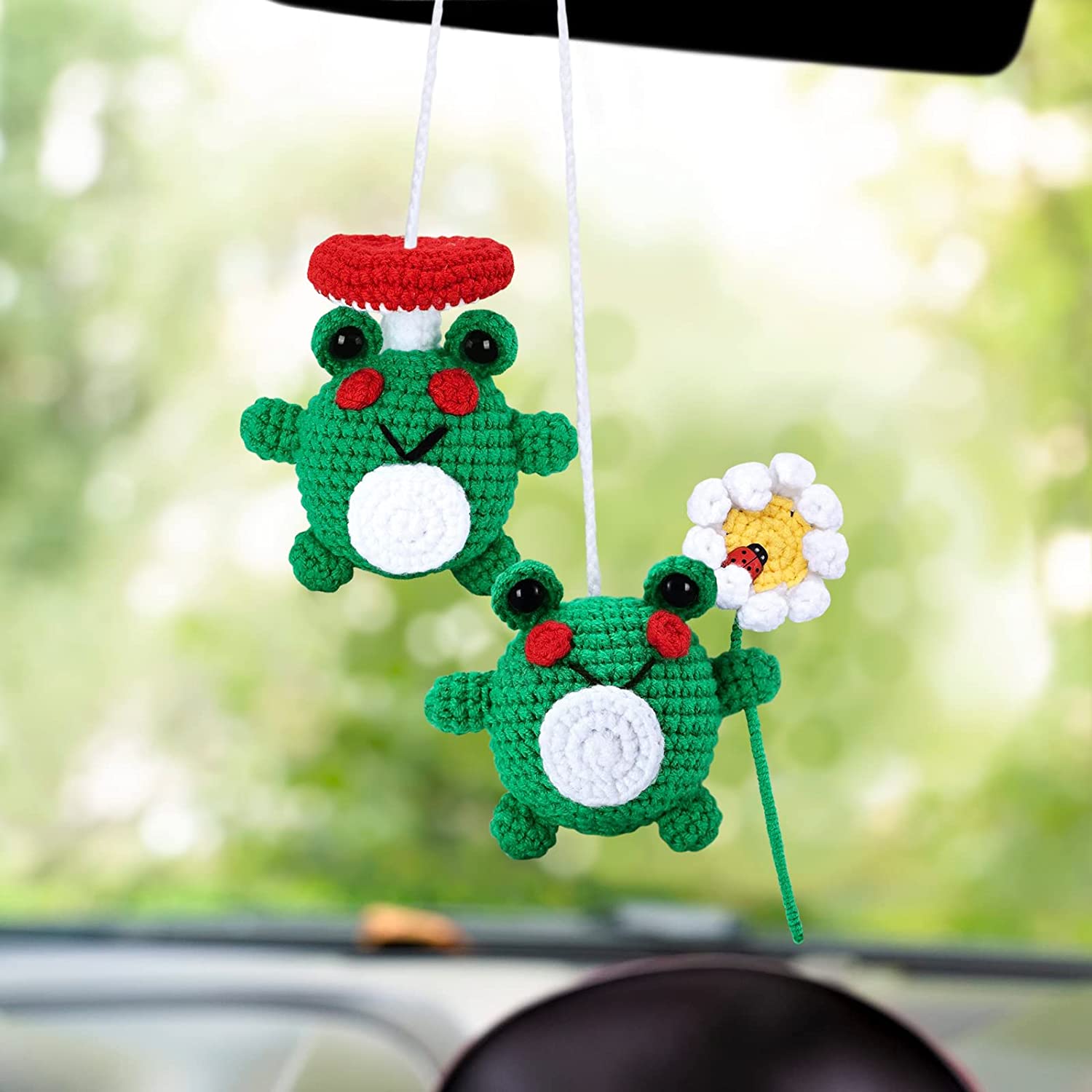 Frog Car Accessories Cute Rear View Mirror Hanging – momhomedecor